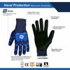 Ge Impact Gloves, Micro Foam Nitrile, 13GA, 1Pair, L GG242LC